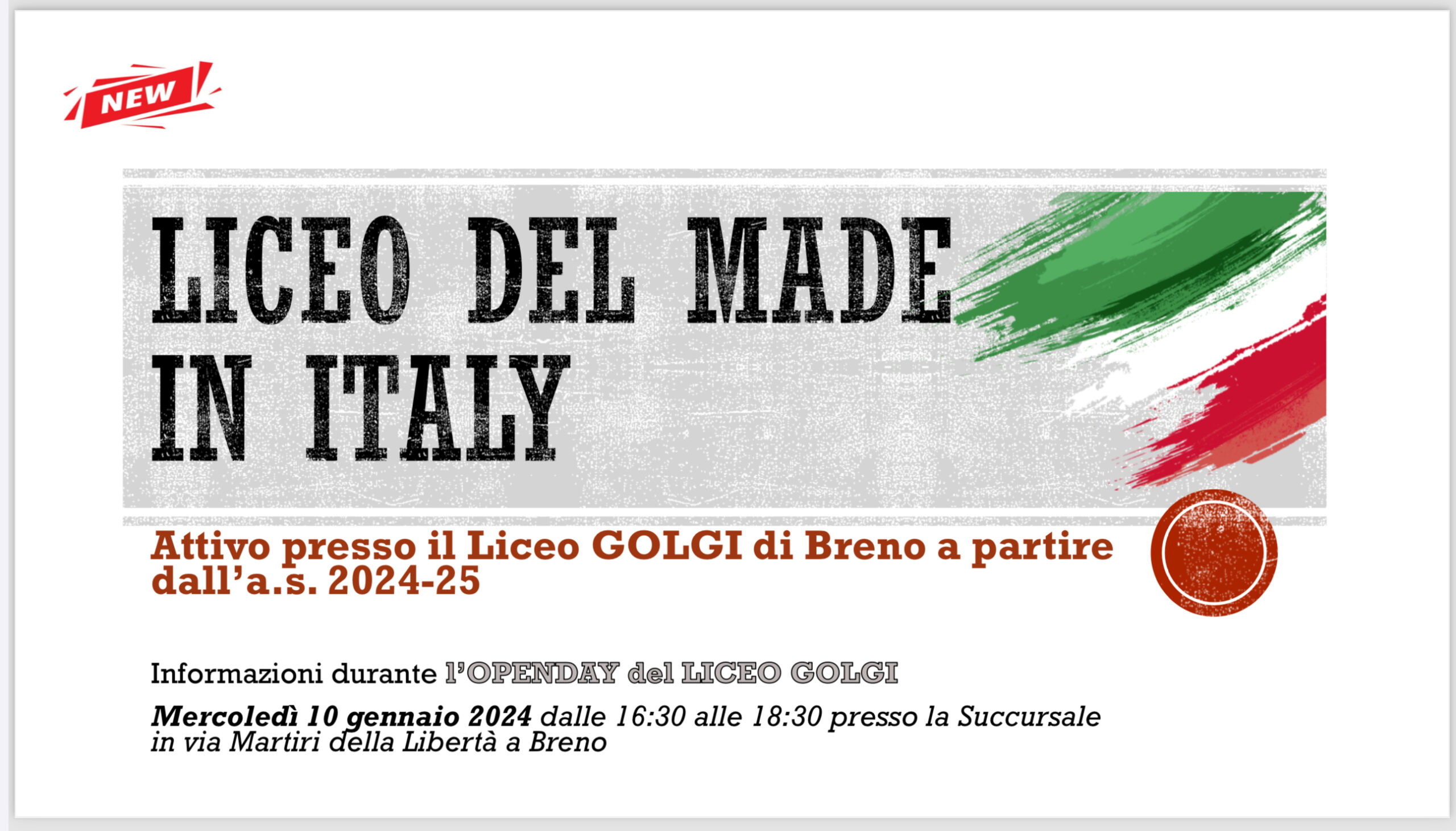 Cos'è Il Liceo Made In Italy Liceo del Made in Italy – Liceo Camillo Golgi – Breno